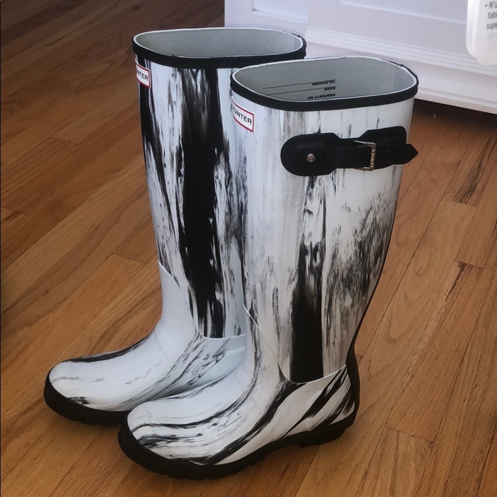 HUNTER BOOTS UNISEX MARBLE 7 MALE 8 FEMALE
